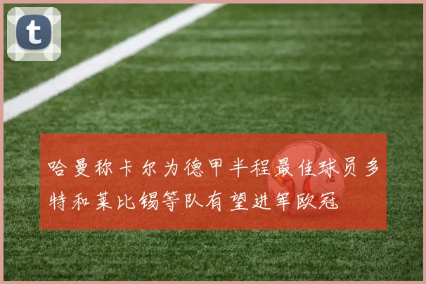 哈曼称卡尔为德甲半程最佳球员多特和莱比锡等队有望进军欧冠